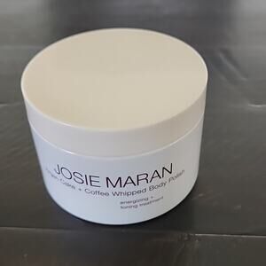 JOSIE MARAN Scrub Argan Cake + Coffee Whipped Body Polish Unscented 10 oz